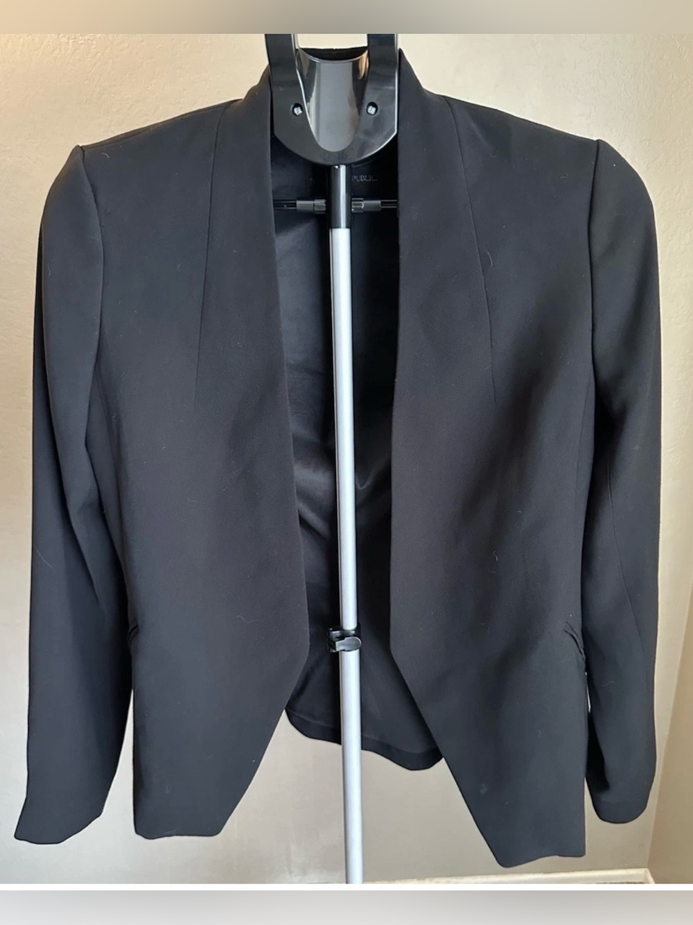 Banana Republic Black Open-Front Women's Blazer